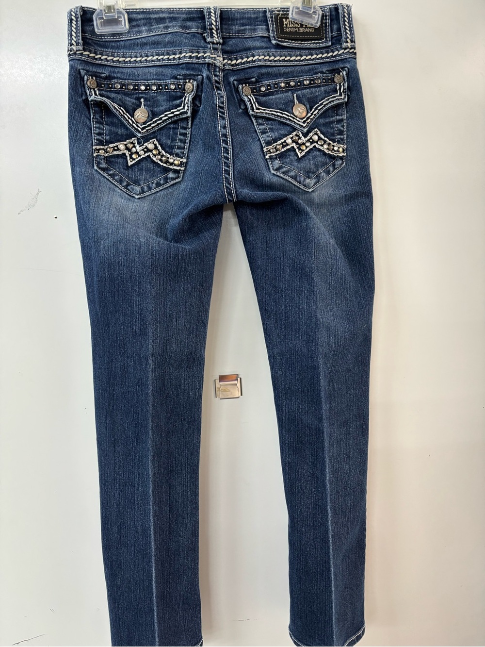 Miss Me Indigo Straight Leg Jeans - Picture 2 of 5